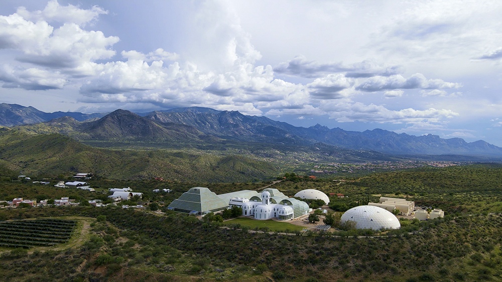 Biosphere 2 from the air